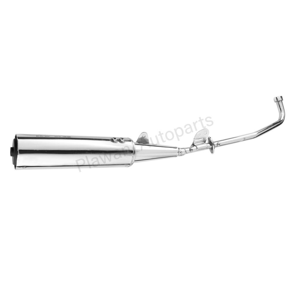 ท่อไอเสียเดิม Nice 110 แบรนด์ Groove | ชุบโครเมี่ยมทั้งตัว มอก.341-2543 ท่อหนาหนัก เสียงเงียบ