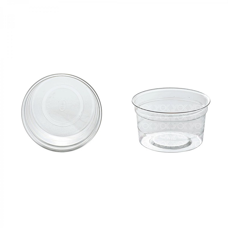 ถ้วยไอศกรีม EPP 100g. GPPS พลาสติกใส F95-290 (50ใบ/แพ็ค)