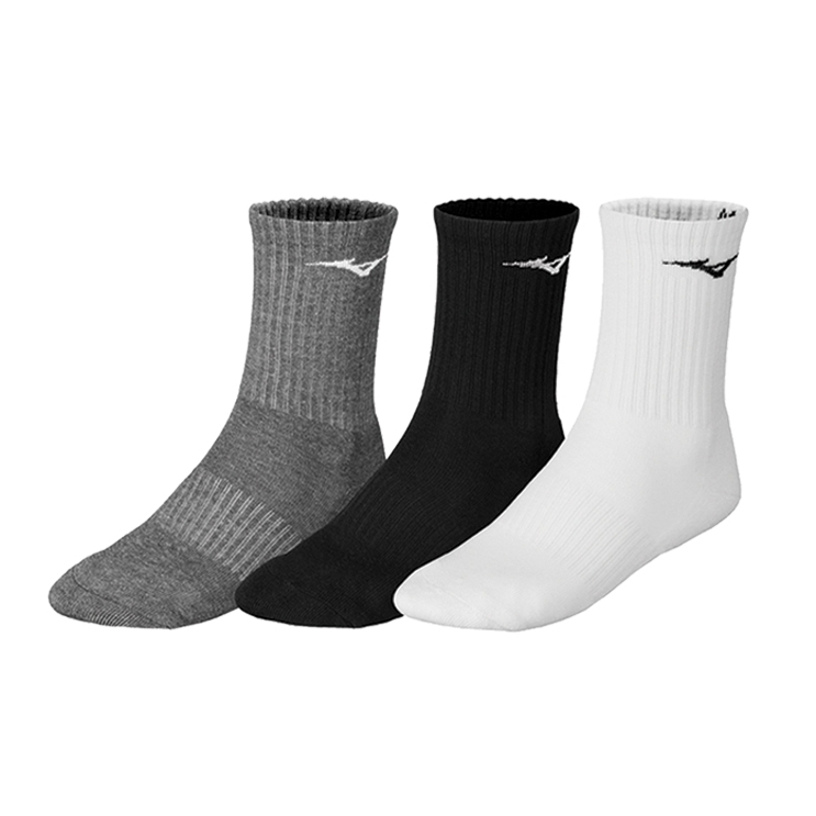 [คุณภาพในราคาเบาๆ] MIZUNO TRAINING 3P SOCKS ถุงเท้าครึ่งแข้ง กีฬา มิตซูโน่ แท้  3P - รูปที่ 6