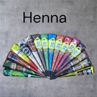 Golecha Natural Henna Cones เฮนน่าสีธรรมชาติ ครีมเฮนน่าแฟชั่…