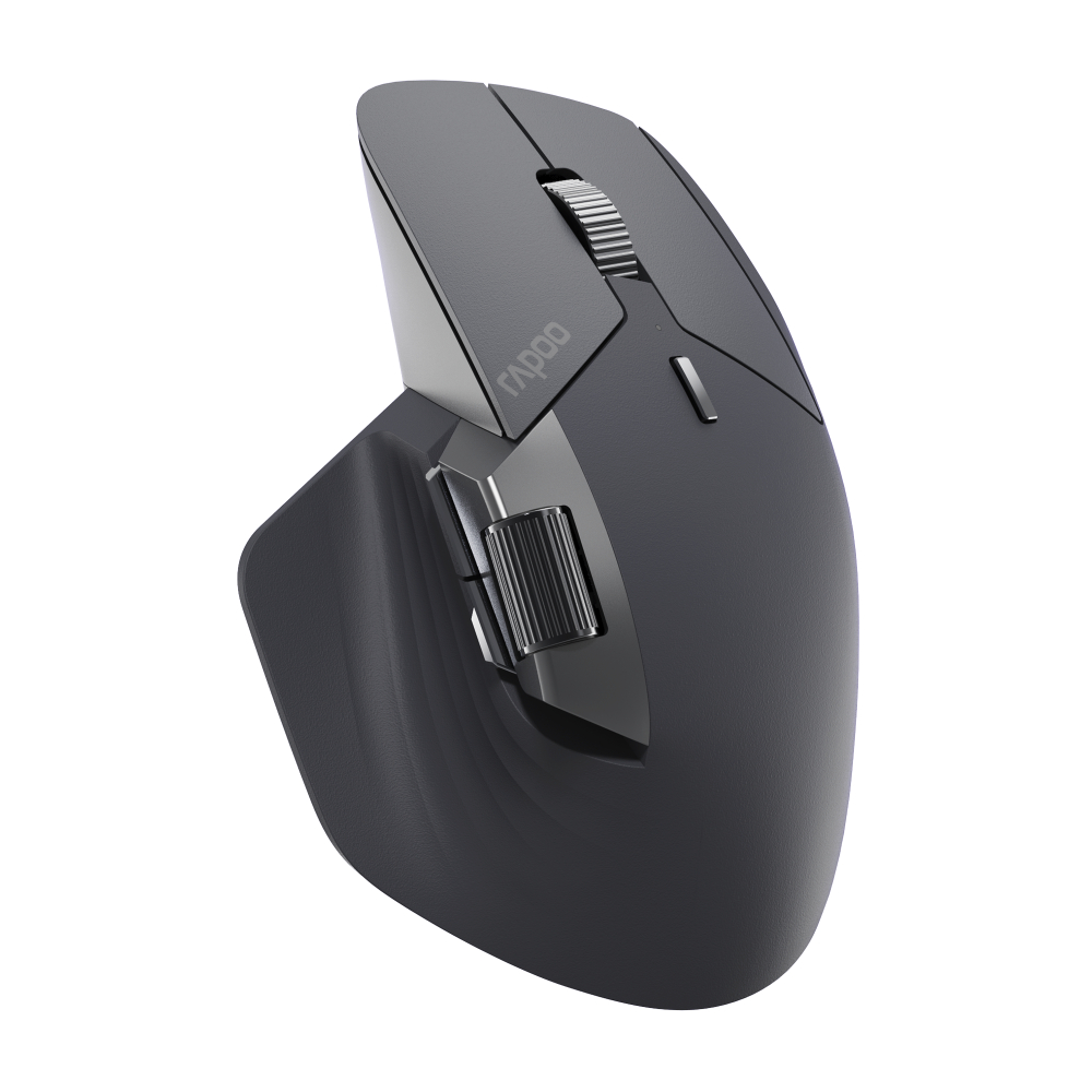 MOUSE WIRELESS RAPOO MT760 MINI LIGHT BLACK (BLUETOOTH)