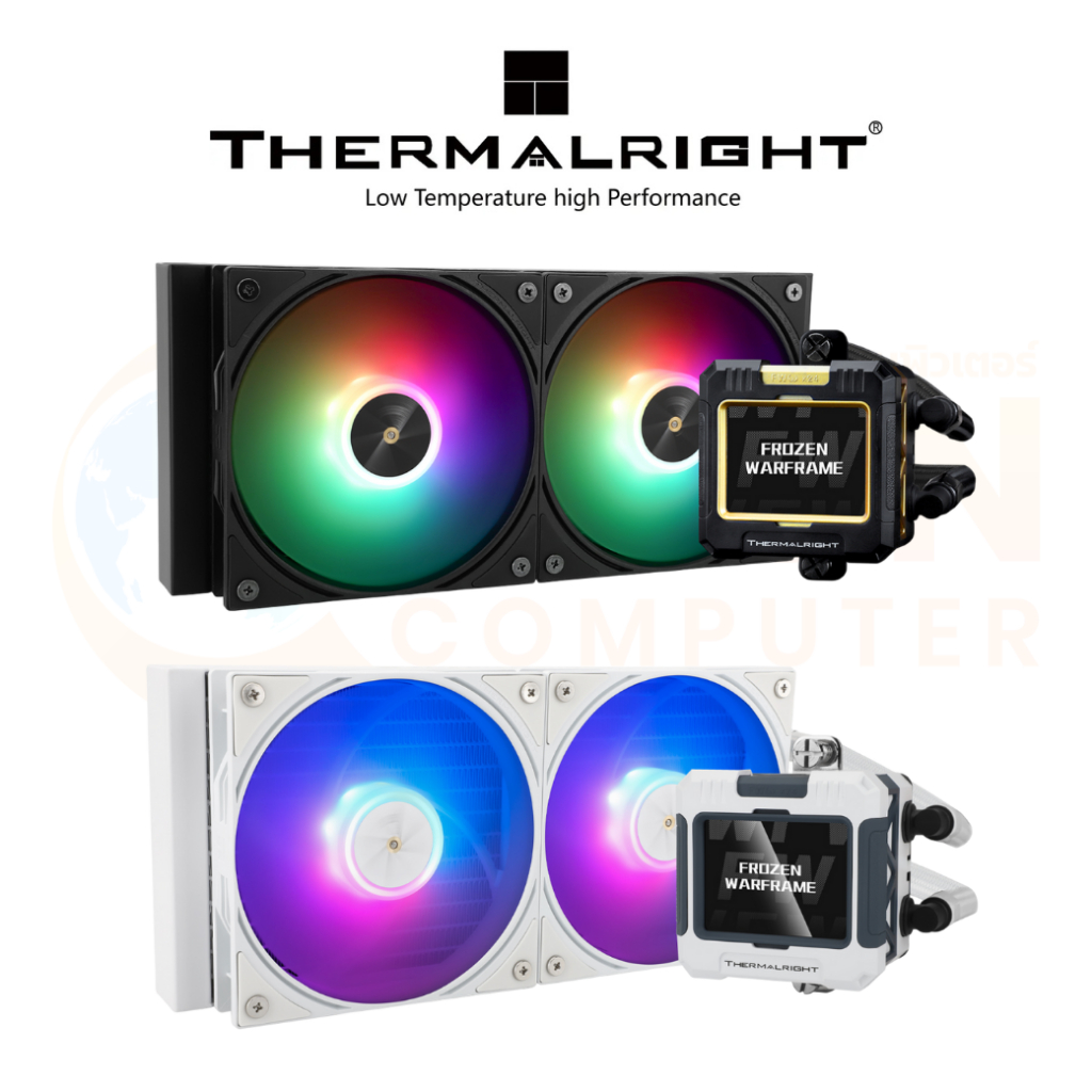 CPU COOLER (ระบบระบายความร้อนด้วยน้ำ) THERMALRIGHT FROZEN WARFRAME 240 ARGB - 3 YEARS