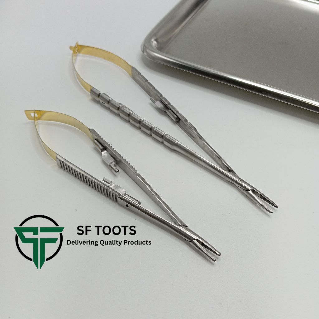 Castroviejo Needle Holder TC – Premium Quality 14cm and 18cm