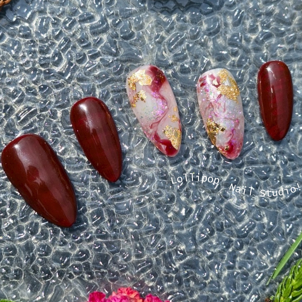 025 เล็บปลอมแฟชั่น พร้อมอุปกรณ์ในชุด (พร้อมส่ง) | Lollipop Nail Studio