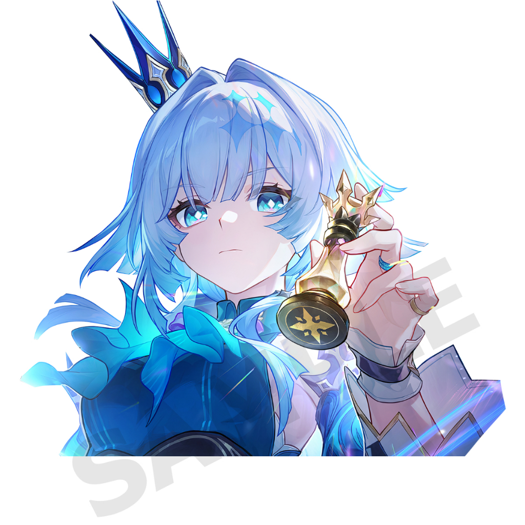 Cerydra honkai star rail สติ๊กเกอร์ 2 แผ่น Cerydra star rail Stickers