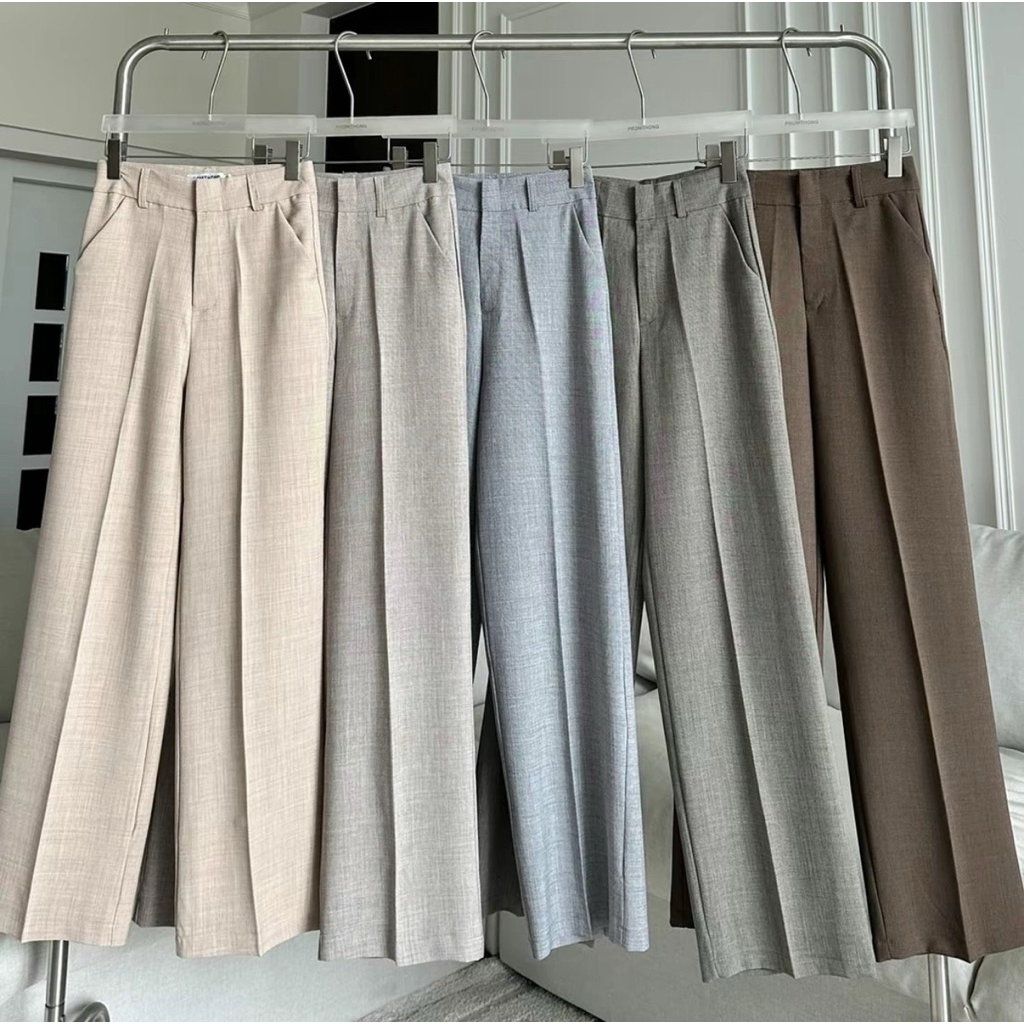 (มือสอง) กางเกงผ้าขายาว PROMTHONG SIZE XL