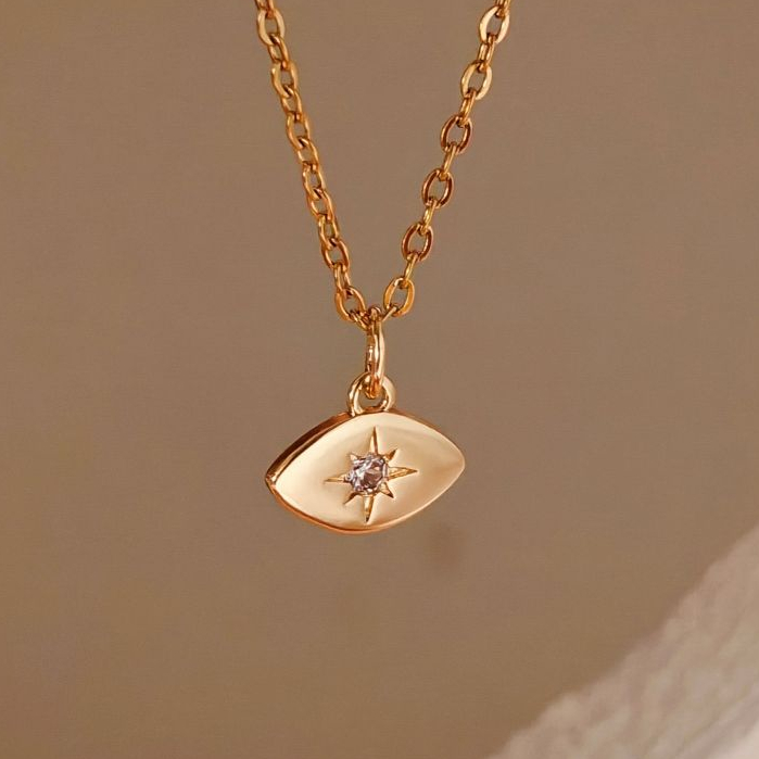 Vachana - The CZ Eye Necklace (สร้อยดวงตา)