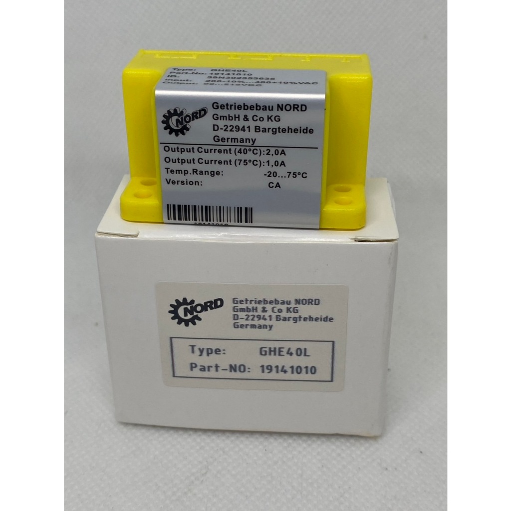 GHE40L NORD Motor Brake rectifier มอเตอร์วงจรเรียงกระแสเบรก