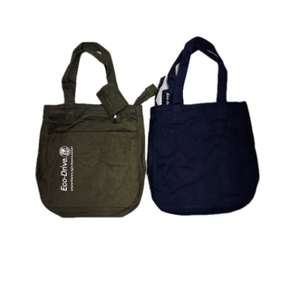( สินค้าของแถม ) กระเป๋าผ้า CITIZEN Eco-Drive ( 6.5 x 32 x 35 CM ) Tole BAG