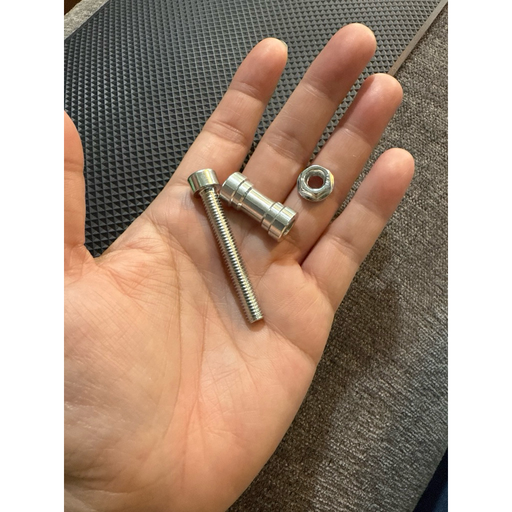 บูทน็อต รองสายเบรคเกียโยง ใส่ได้ทุกรุ่น อุปกรณ์ มิเนียมน็อตเลส บูทรองขาเบรค - รูปที่ 3