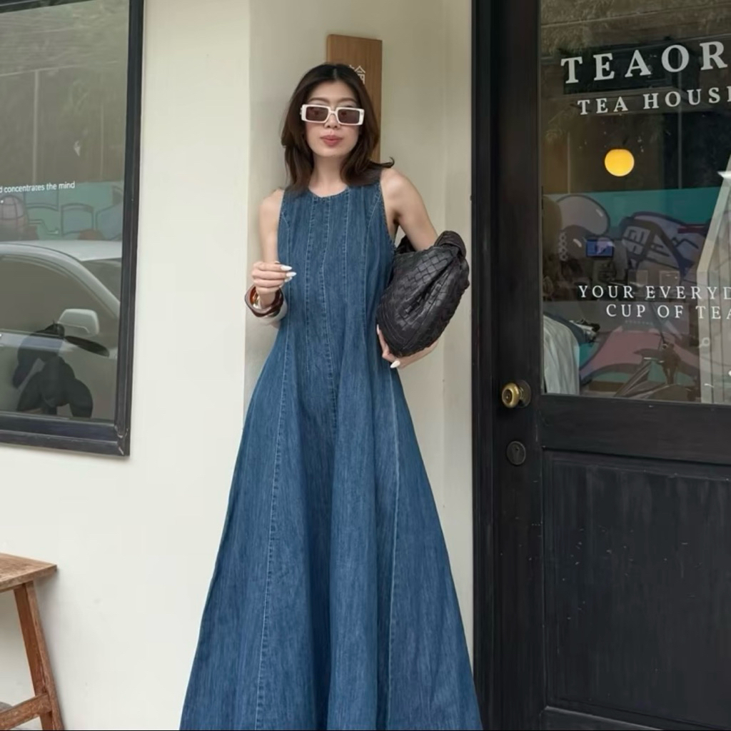 ส่งต่อ STUDIOX2 denim dress size M👗