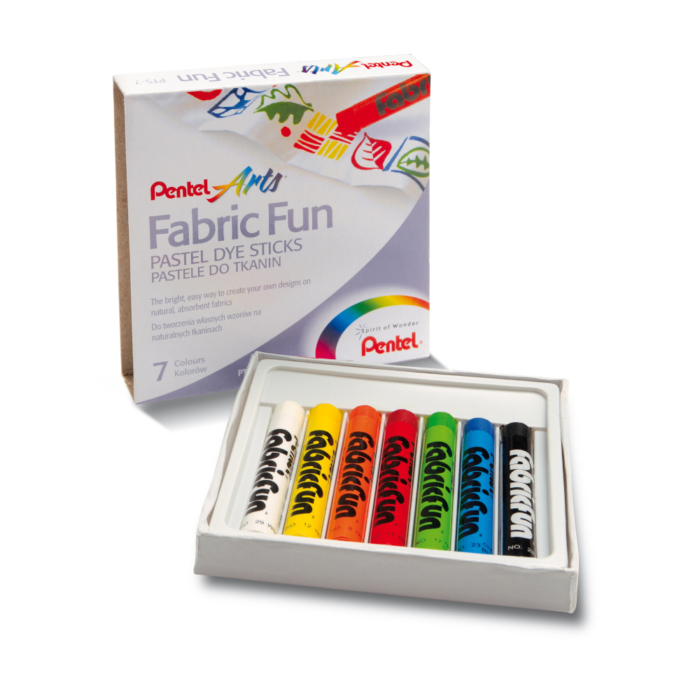 Pentel Fabric Fun สีชอล์คเขียนผ้า บรรจุ 7 สี และ บรรจุ 15 สี