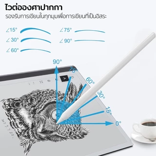 ELELAB หัวเปลี่ยนปากกาสไตลัส 6 ชิ้น พร้อมกล่อง สำหรับ iPad Pro/Air/Mini รองรับ Pencil Gen 1/2/USB-C Pro