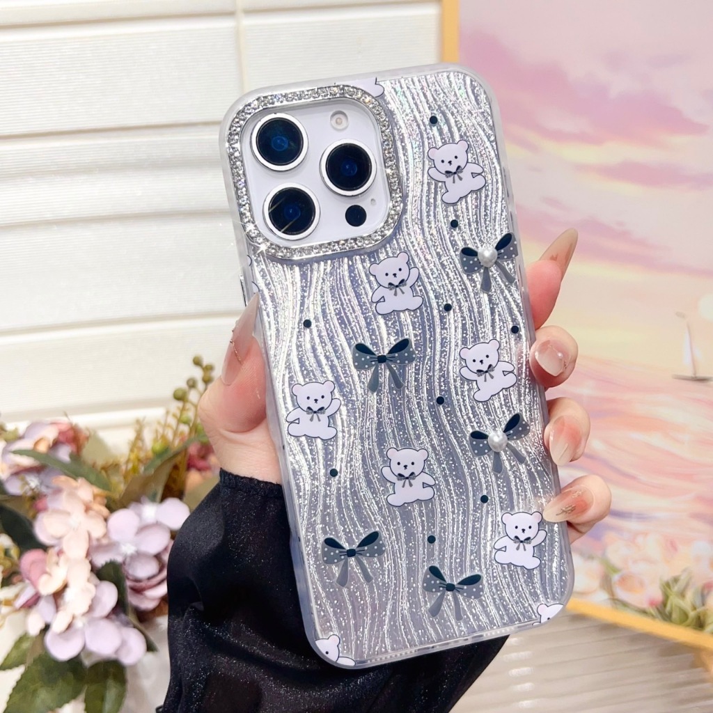 เคส สำหรับ Vivo Y29S Y05 Y11D Y04 Y04S Y20 Y20S Y12S Y12A เคสโฮโลแกรม กล้องขอบเพชร สวยหรู ลายสวย ขอบใส กันกระแทก