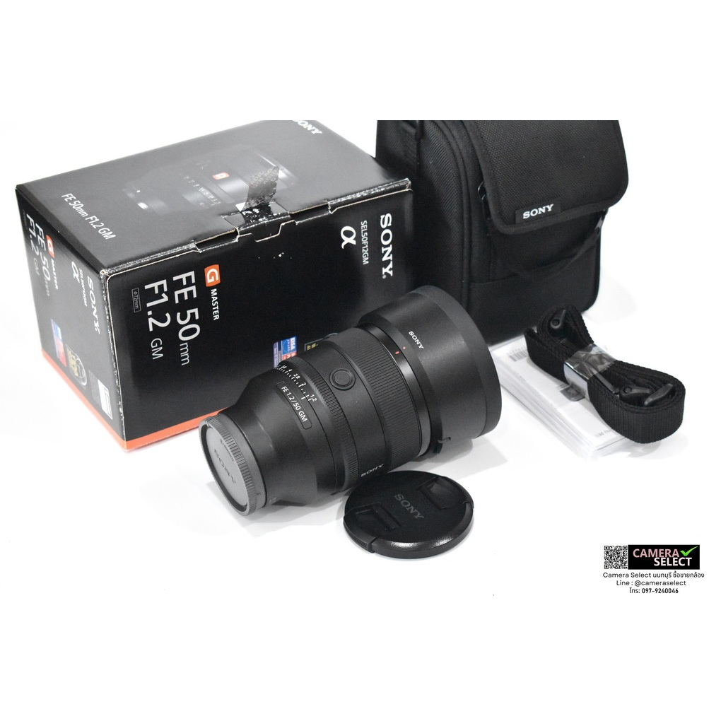 11.11!(มือสอง)เลนส์ Sony FE 50mm F1.2GM G-Master สวยนางฟ้าเหมือนใหม่ ครบกล่อง อดีตประกันศูนย์