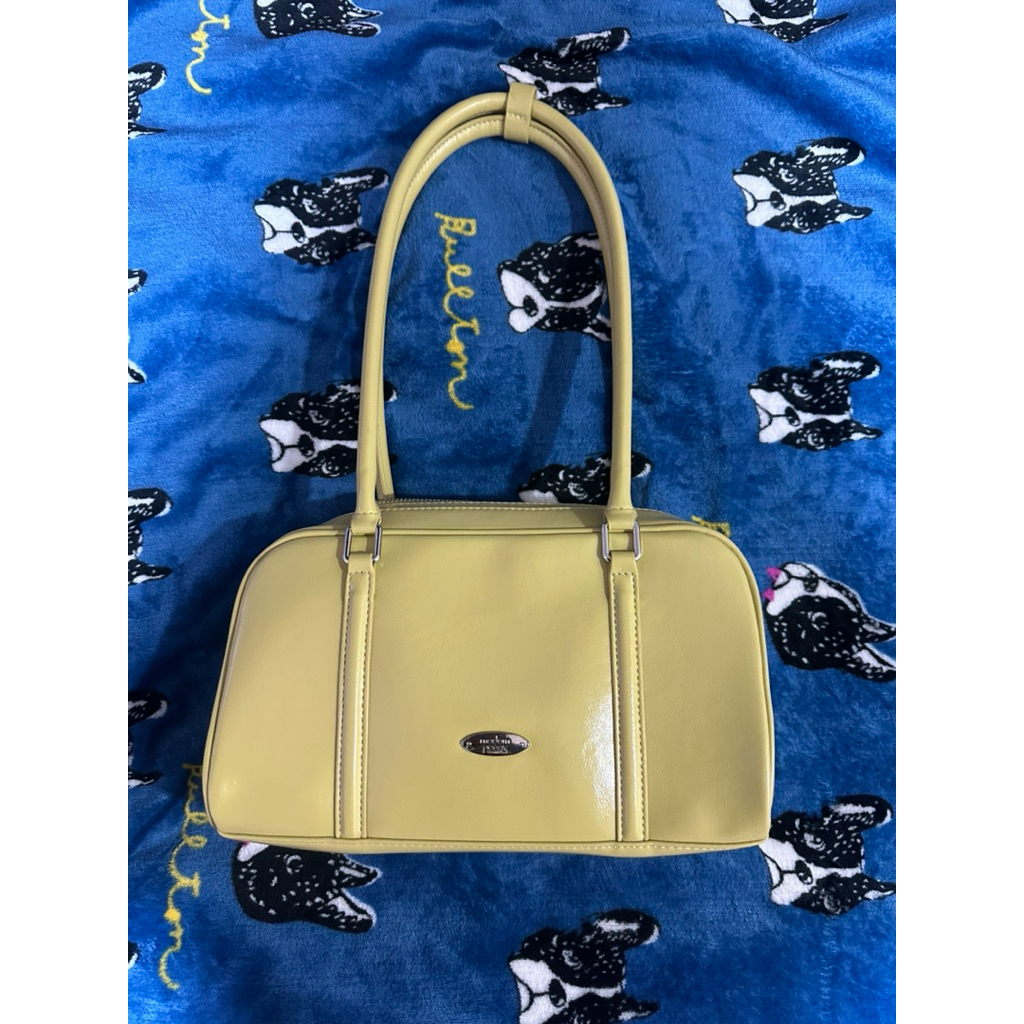 Madam Peony - Cubic Bag (mustard)