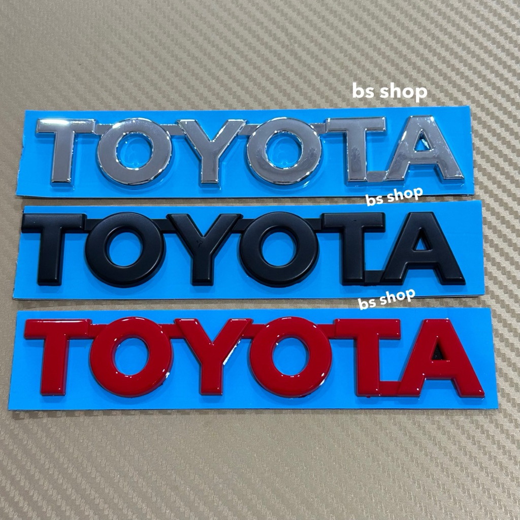 โลโก้ HEV ขนาด 1.5 x 10 cm ติดรถ Toyota ราคาต่อชิ้น