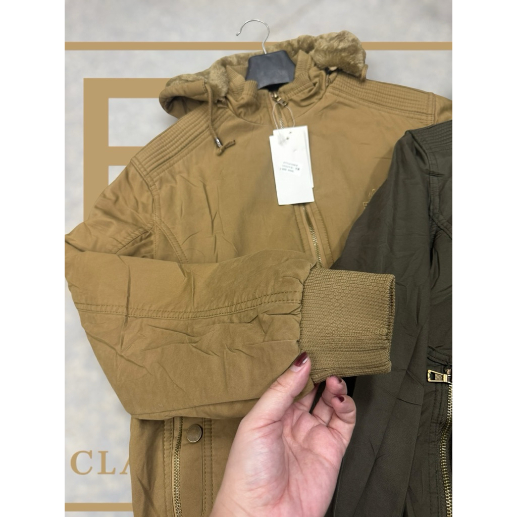 [พร้อมส่ง]Jacket Hoodies 3298 / JP501 ซัปขนนุ่ม หมวกถอดได้ - รูปที่ 2