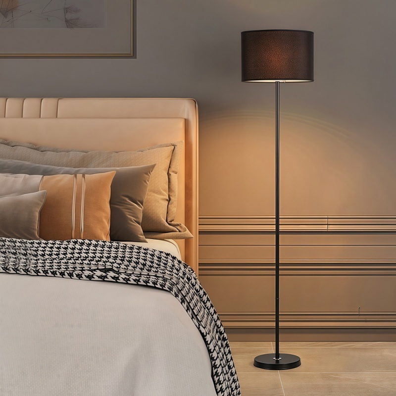 นอร์ดิก โคมไฟพื้น ห้องนั่งเล่น ห้องนอน ข้างโซฟา ทันสมัย การอ่าน การปกป้องดวงตา โคมไฟข้างเตียง ไฟกลางคืน โคมไฟตั้งพื้น - รูปที่ 7