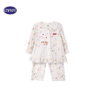 ENFANT (อองฟองต์) ชุดนอนแขนยาว+กางเกงขายาว สำหรับเด็กหญิง 6-…