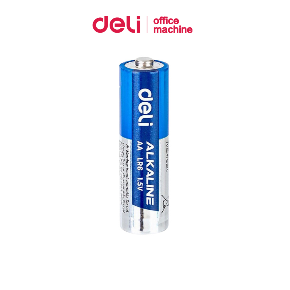 Deli ถ่านไฟฉาย ถ่านอัลคาไลน์ AA / AAA ใส่ไฟฉาย รีโมท ความจุเยอะ ถ่าน 1.5V ใหม่  Alkaline Battery