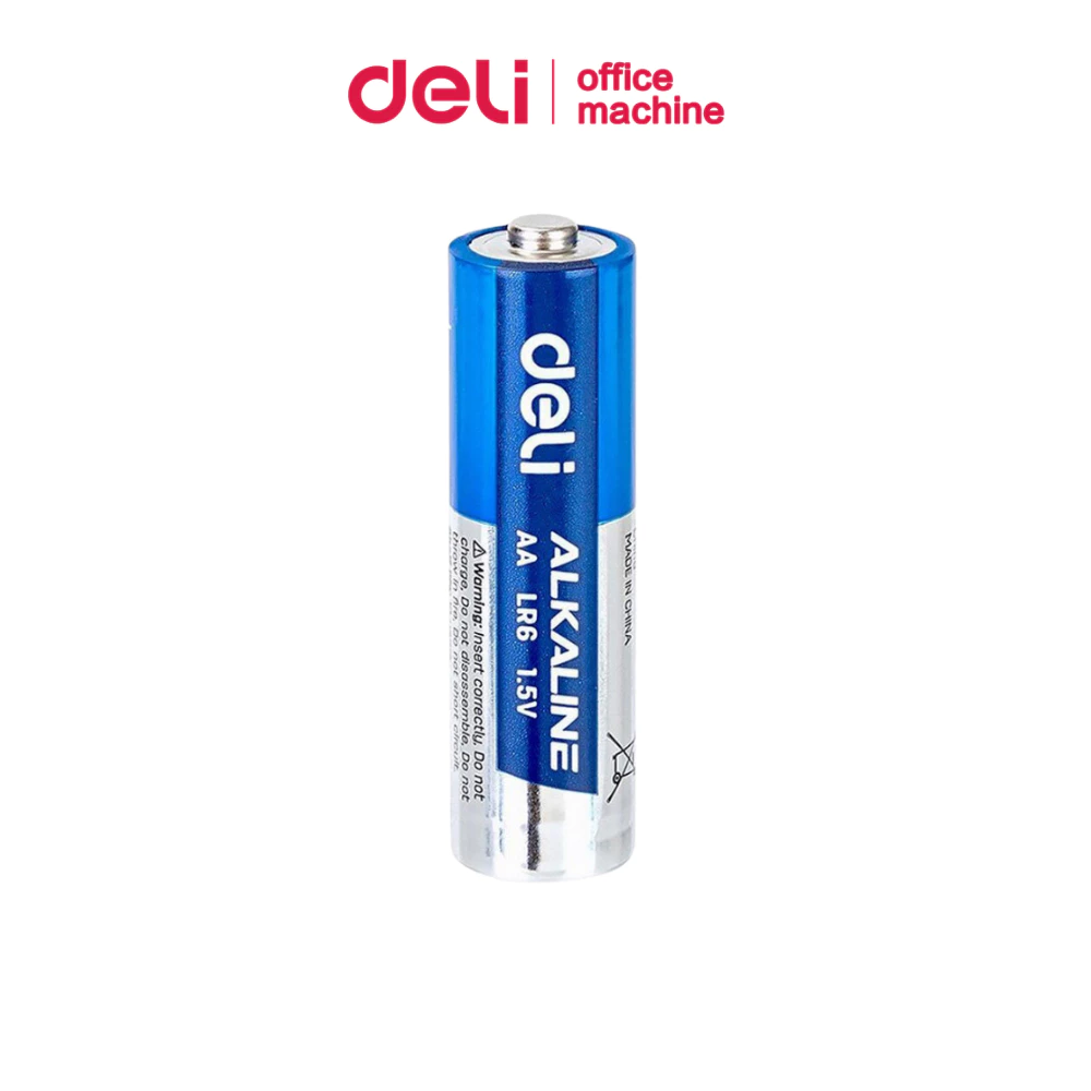 Deli ถ่านไฟฉาย ถ่านอัลคาไลน์ AA / AAA ใส่ไฟฉาย รีโมท ความจุเยอะ ถ่าน 1.5V ใหม่ Alkaline Battery