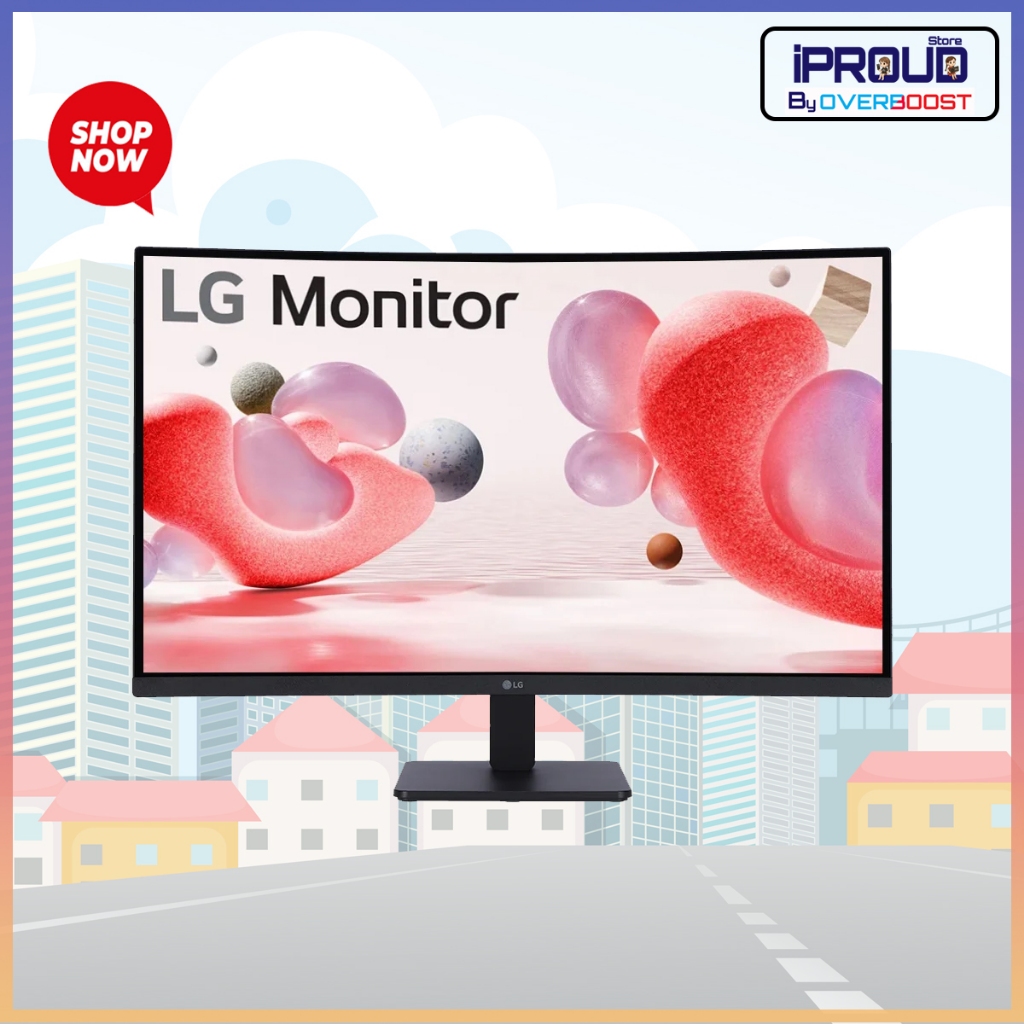 จอมอนิเตอร์ LG 32MR50C-B (Va 100Hz Curved)