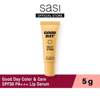 [ใหม่] sasi กู๊ด เดย์ คัลเลอร์ แอนด์ แคร์ เอสพีเอฟ 30 พีเอ+++ ลิป เซรั่ม Good Day Color & Care SPF 30 PA+++ Lip Serum 5g