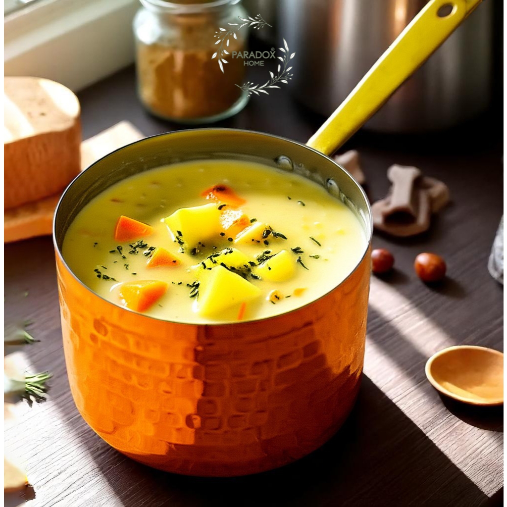 Paradox : ภาชนะเสิร์ฟอาหาร กลมด้ามยาว ขนาด 9 ซม. 9CM-GH ROUND FOOD UTENSIL WITH LONG HANDLE CS9CM-GH