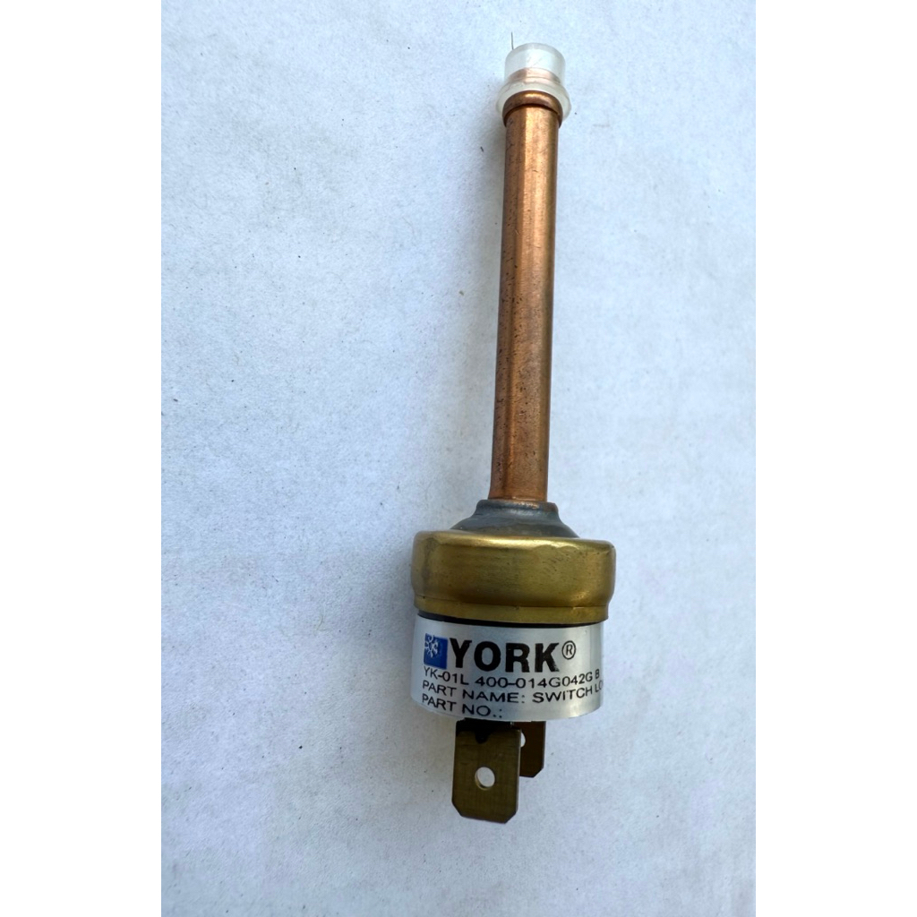 YORK Model: YK-01L 400-014G042G B , Auto Switch Low Pressure 14/42 PSI , Off :14psi (0.1mpa) On: 42p