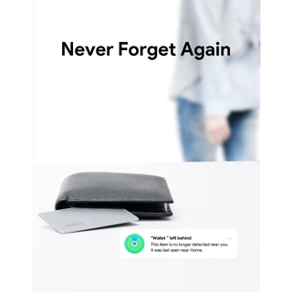 AUKEY Track Mate 3 (TM-21) ตัวติดตามของหาย Bluetooth สำหรับ iPhone | รองรับ Apple Find My | บางเฉียบ ชาร์จไร้สายได้