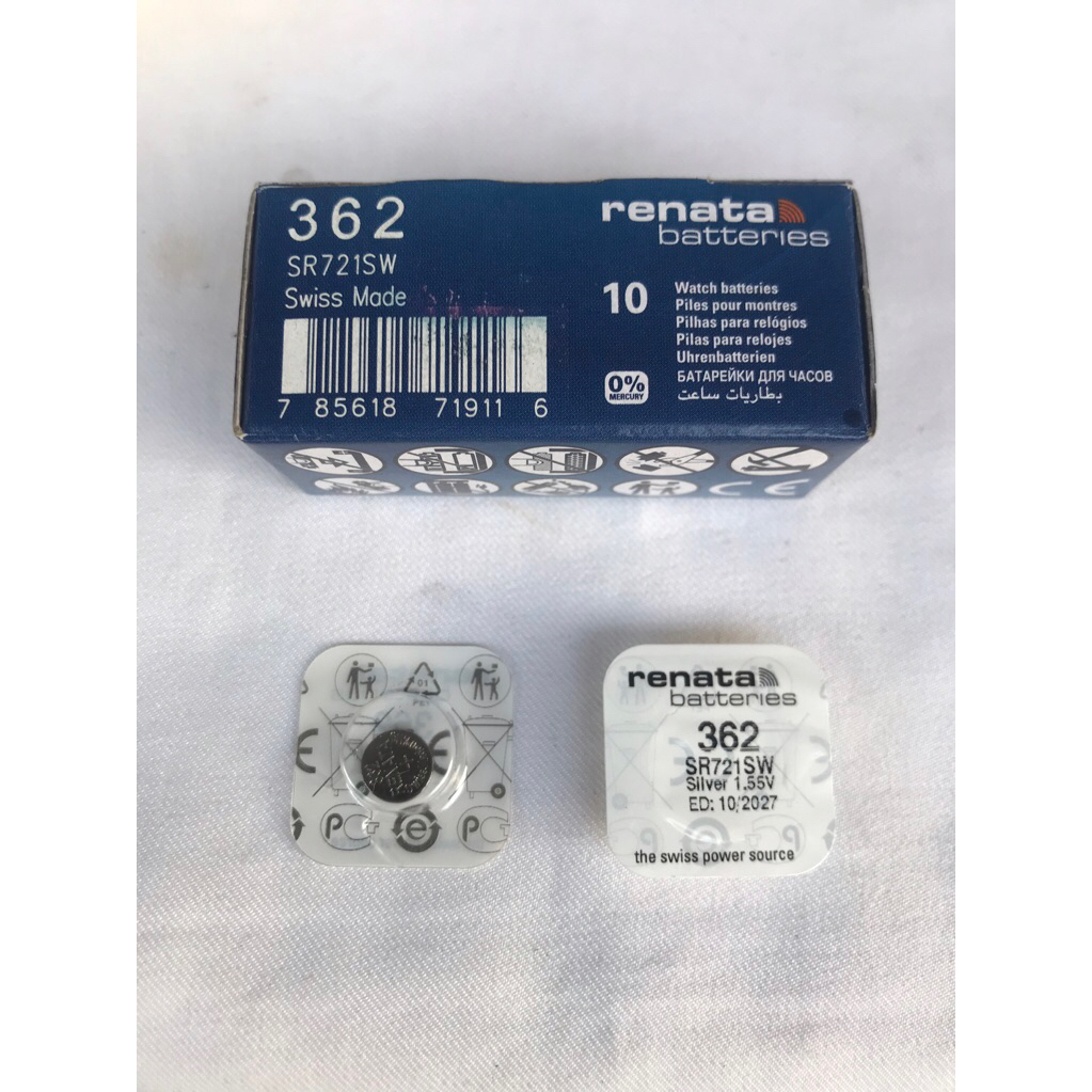 ถ่านกระดุม Renata 362/SR721 SW