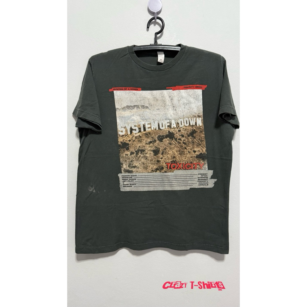 เสื้อวง System Of A Down •Toxicity ของแท้จากกระสอบมือสอง