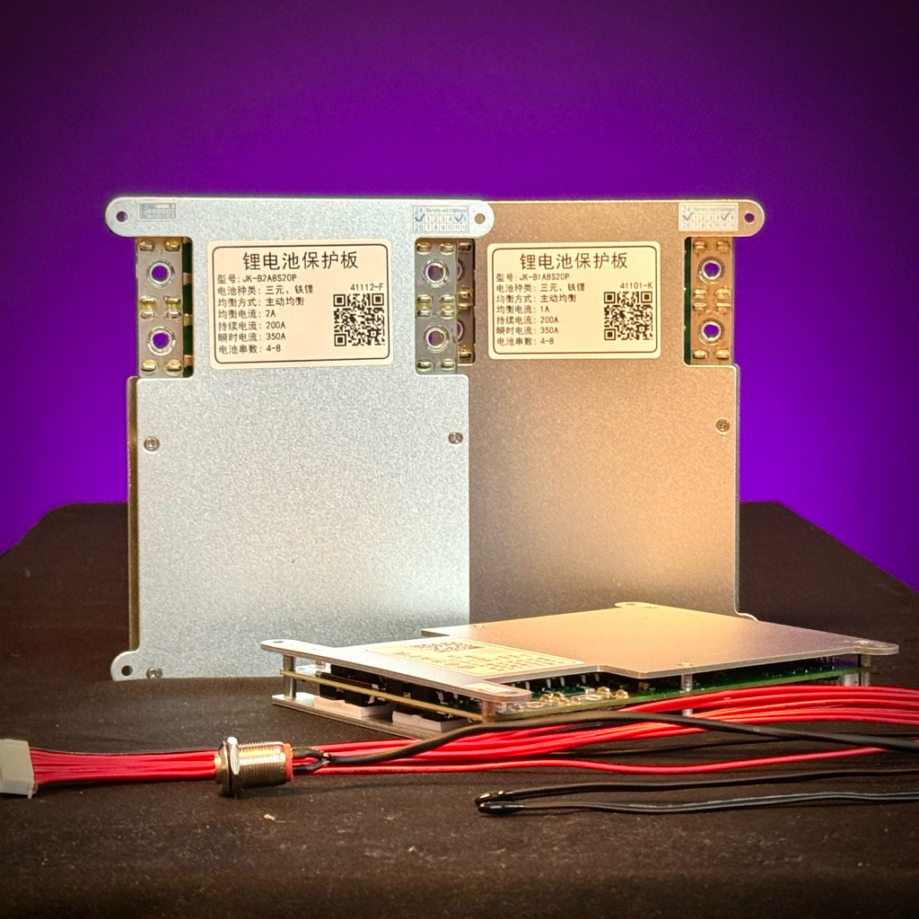 JK BMS บลูทูธ มี active balance 4-8sกระแส200-350A