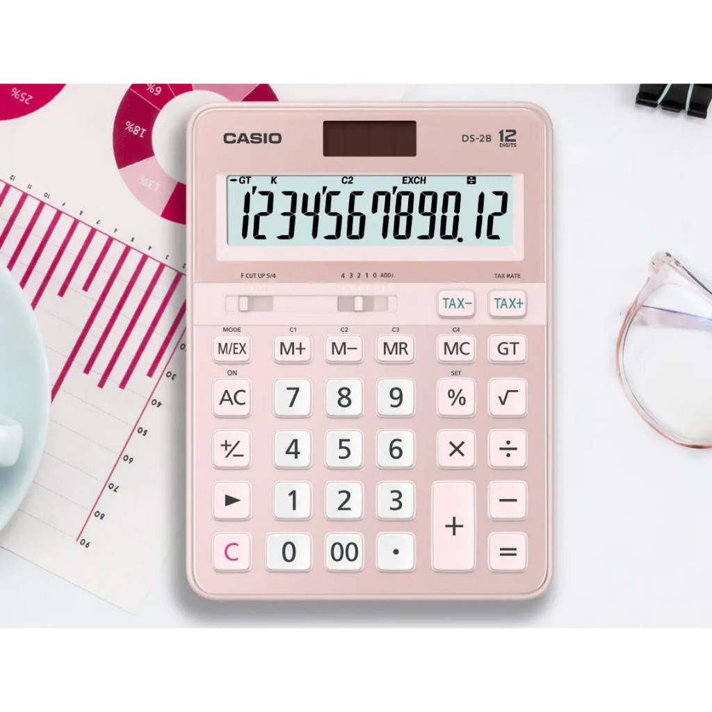 DS-2JT เครื่องคิดเลข Casio 12 หลัก ของแท้ ของใหม่ ประกันศูนย์