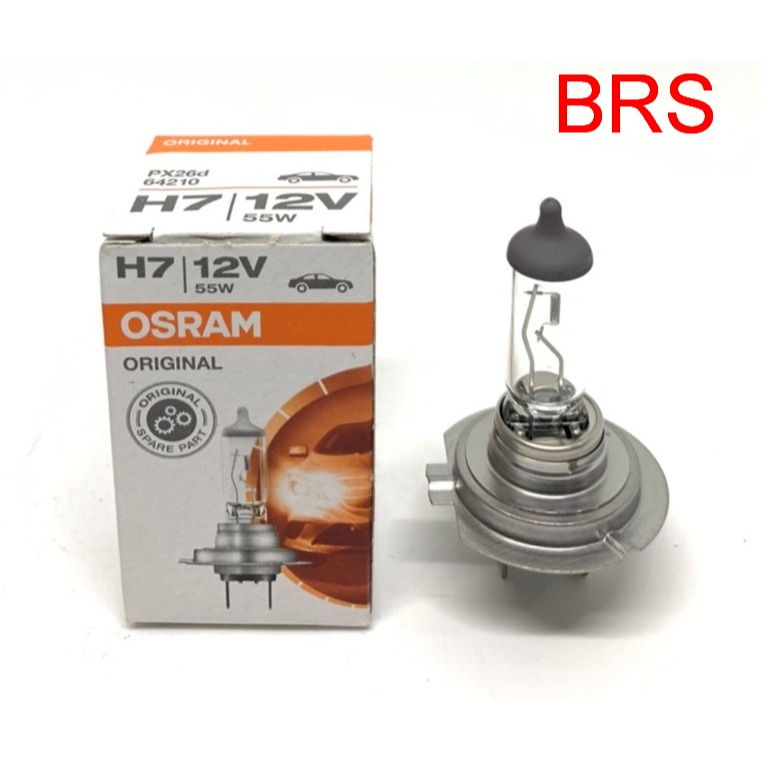 OSRAM หลอดไฟหน้ารถยนต์ ขั้ว H7 12V. 55W
