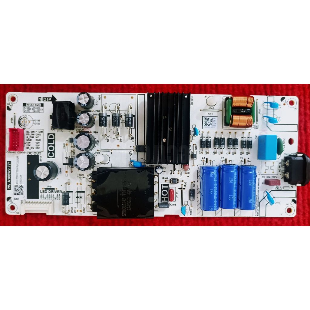 เพาเวอร์ซัพพลายทีวี TCL รุ่น 50T635,55P635,55P636,55T635,55P735,50V7G,55P637 พาสบอร์ด PW.A100W2.771