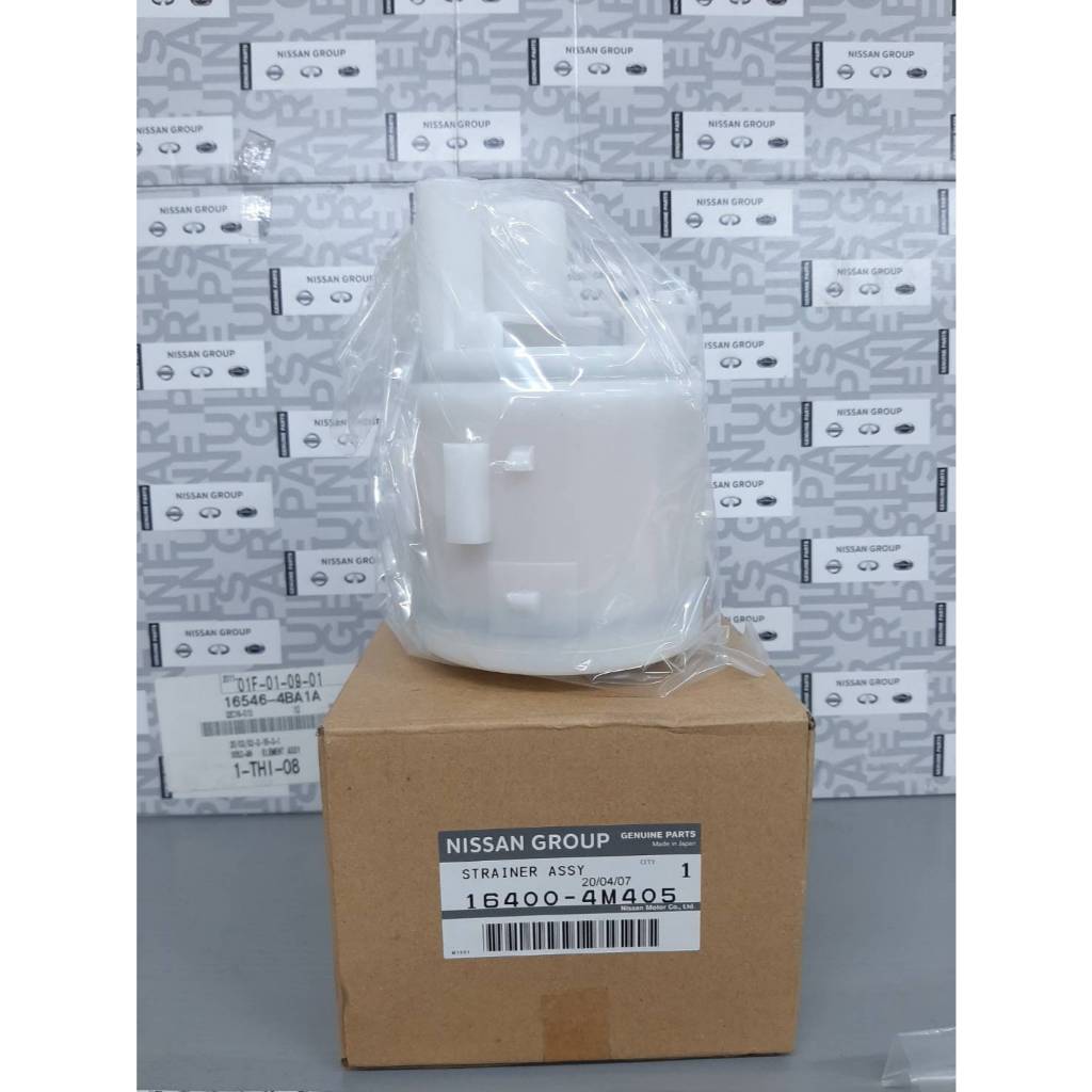 กรองเชื้อเพลิง NISSAN NEO ( N16 ) ใช้ได้ทั้งเครื่องยนต์ 1.6 และ 1.8  A6400-4M405 ( อะไหล่แท้นิสสัน )