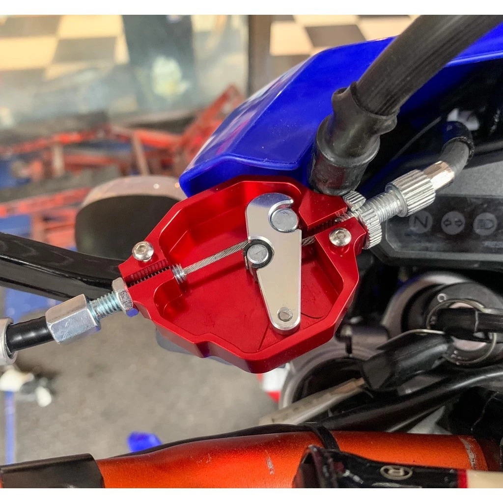 CNC ชุดลดแรง คลัทช์ ตัวปรับ คลัช มอเตอร์ไซค์ ทำให้นิ่มขึ้น ตัวปรับครัช CRF WR155 KLX Rally - รูปที่ 2