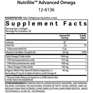 Nutrilite™ Advanced Omega 60 Softgels Exp.09.2027
