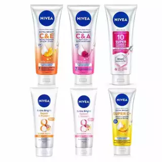 Nivea Extra white เซรั่ม 180มล. 300มล. แท้เข้าใหม่ ไม่ซีลฝาปิดเทปใสกันบิดหกไปให้ หมดอายุ2028-2029