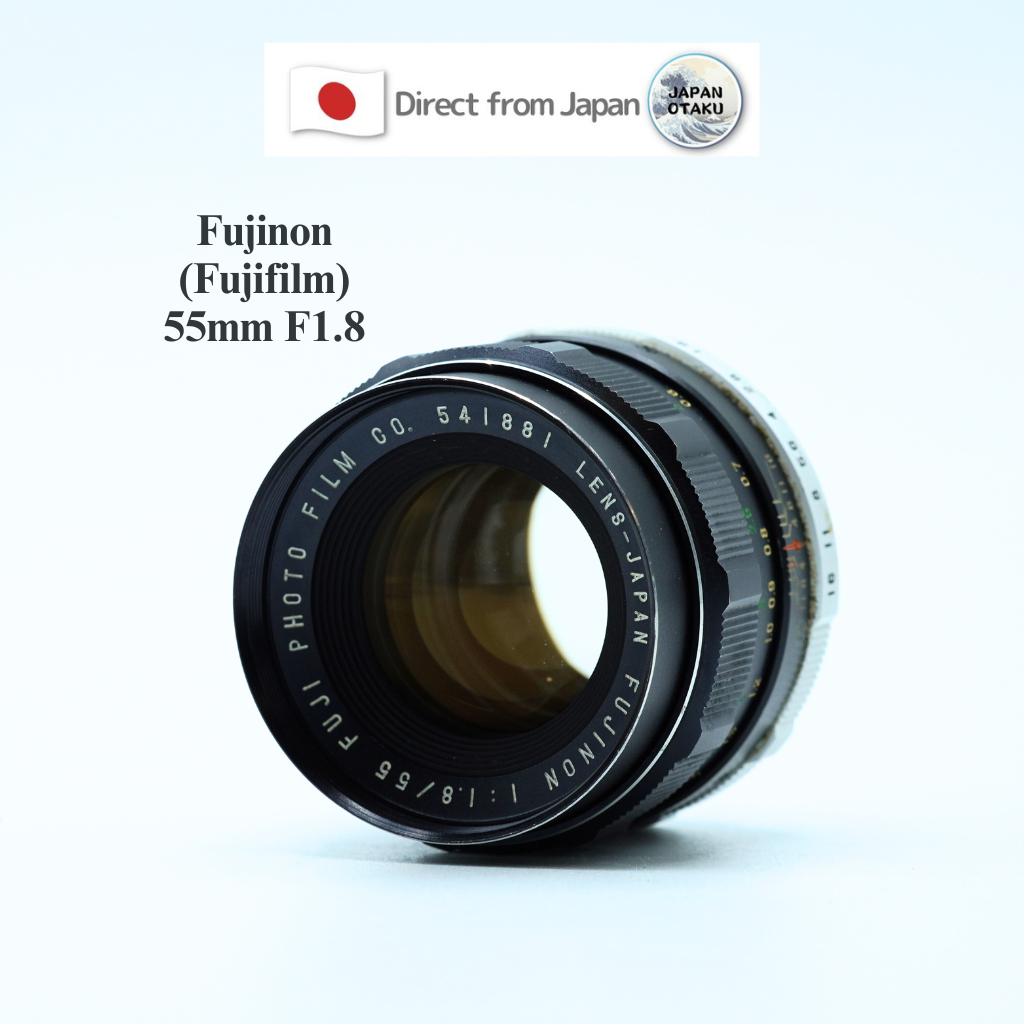 [มือสองในญี่ปุ่น] " เลนส์วินเทจ " FUJINON FUJI PHOTO Fujifilm 55mm f/1.8 ประเทศญี่ปุ่น