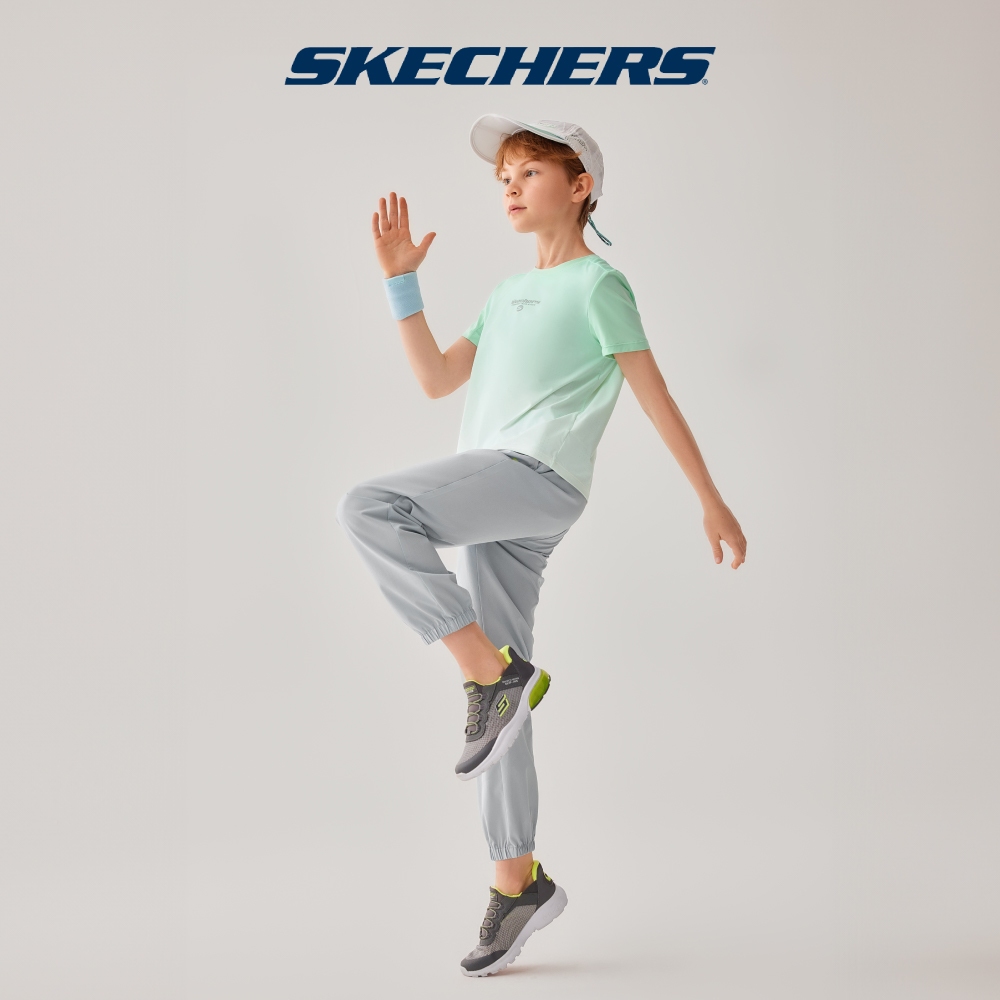 Skechers สเก็ตเชอร์ส กางเกงขายาวเด็ก KIDUNI Pants Apparel - P225K073-01MZ