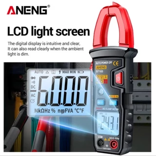 ANENG ST183 แคลมป์มิเตอร์ ดิจิตอลแคลมป์มิเตอร์ AC มัลติมิเตอร์ คลิปแอมป์ ทดสอบแรงดันไฟฟ้า