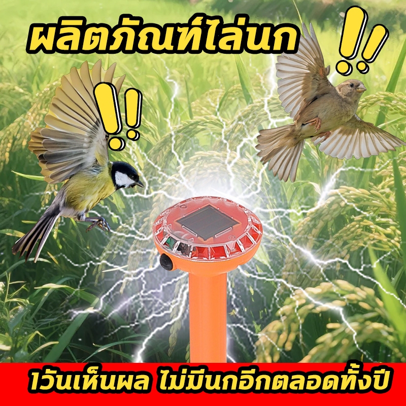 🐦1,000 เมตร โดยไม่มีนก🐦ไล่นกพิราบ ที่ไล่นก ไม่มีพลลบต่อคนและสัตว์เลี้ยง แก้ปัญหานกรบกวนอย่างมีประสิทธิภาพ