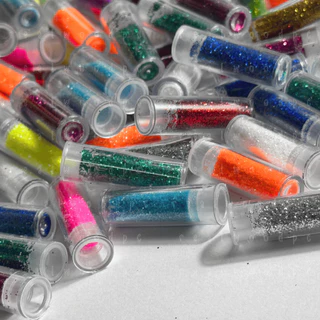 กากเพชร ขวดเล็ก 1ขวด 8กรัม กลิตเตอร์ glitter ผงกากเพชร ตกแต่ง DIY สไลม์ ผง แต่ง วิ้งๆ เคส ทำกากเพชร บีบ ของเล่น YC
