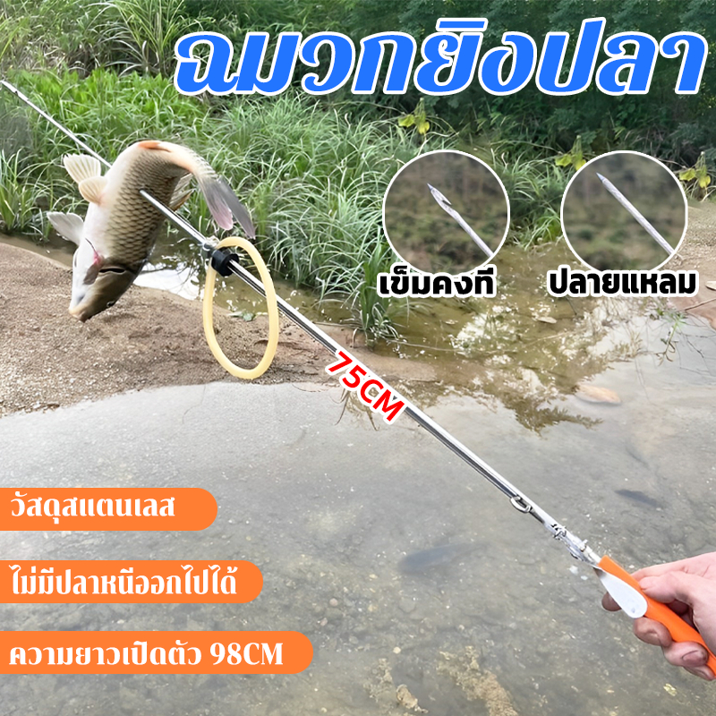 ฉมวกยิงปลา ยิงกุ้ง อัตราความสําเร็จสูง ไม่มีปลาหนีออกไปได้