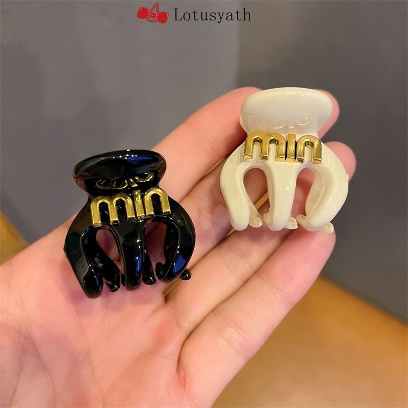 COD-กิ๊บติดผมตัวอักษรแฟชั่นเกาหลีย้อนยุคจับคลิปละเอียดอ่อนเครื่องประดับผมสำหรับผู้หญิงเข้ากับทุกการแต่งกาย