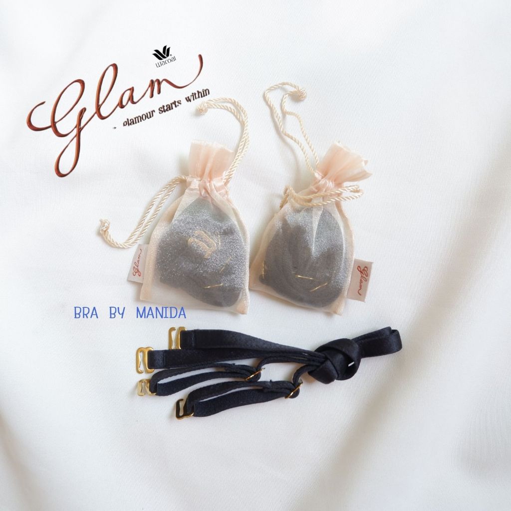 สายเสื้อชั้นใน wacoal  รุ่น glam *****สินค้าบรรจุในถุงผ้า***   wacoal   แท้