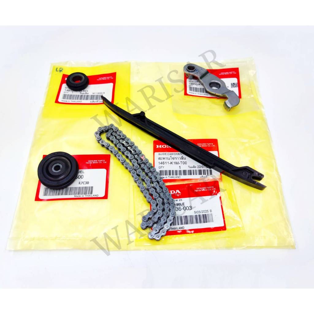 Wave125i ปี2023 Wave110i ชุดโซ่ราวลิ้น โซ่ราวลิ้น ตัวกดโซ่ ยางรองโซ่ โซ่ราวลิ้นเวฟ110i2021 Super-cup Msx-Grom มังกี้ - รูปที่ 3